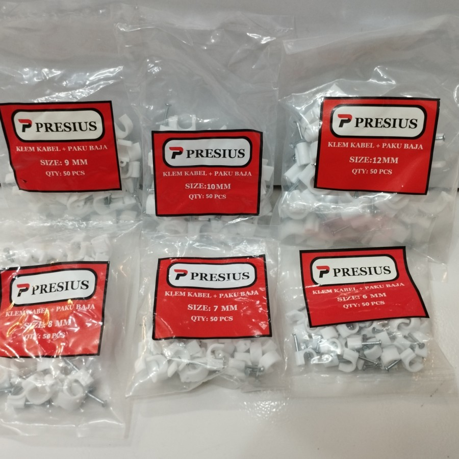 KLEM KABEL PRESIUS 6-12mm 50 pcs