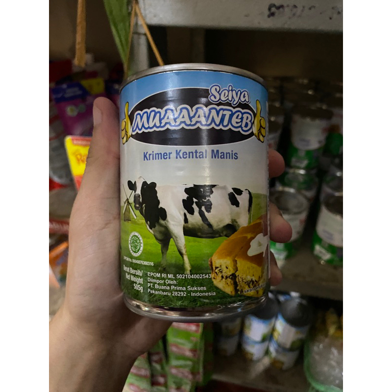 

Susu kaleng mantap krimer kental manis