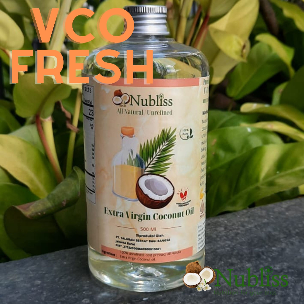 

Nubliss Extra Virgin Coconut Oil / Premium VCO 500ML - Minyak Kelapa