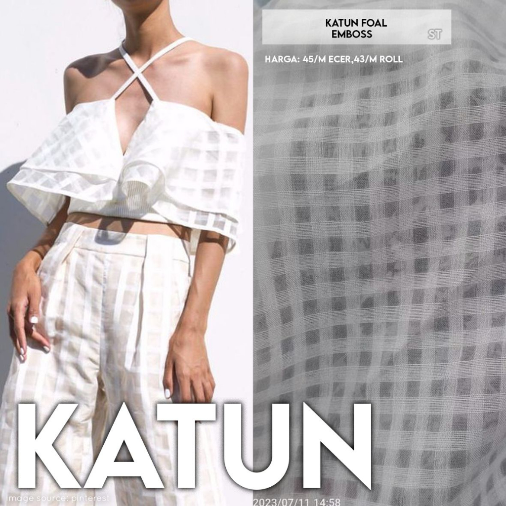 Katun Voal Emboss