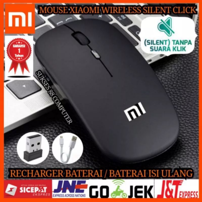 MOUSE WIRELESS XIAOMI MI SILENT KLIK RECHARGEABLE 2.4 GHZ 1600DPI