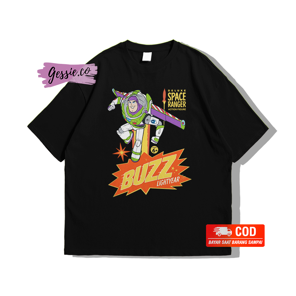 KAOS BUZZ LIGHTYEAR TERMURAH // KAOS OVERSIZE TOY STORY // KAOS OVERSIZE BUZZ