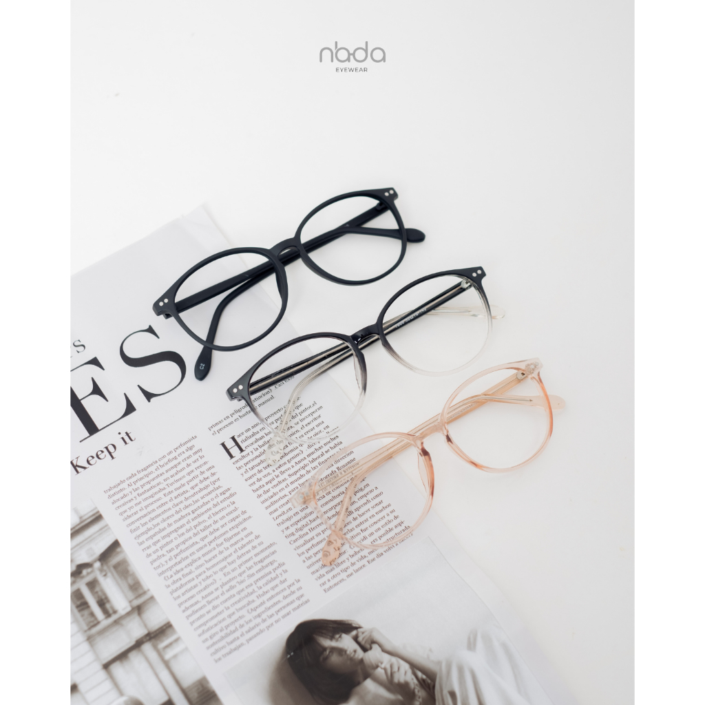 Y808 Kacamata Bulat Normal - Minus - Supersin - Blueray - Photocromic - Bluecromic