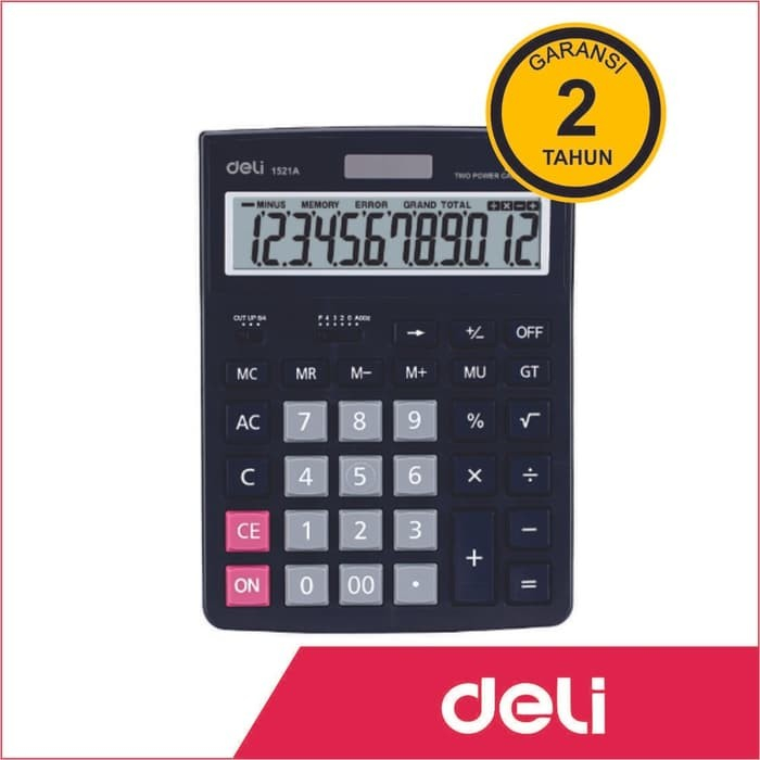 

Deli E1521A Kalkulator desktop Office 12 digit 1521 A