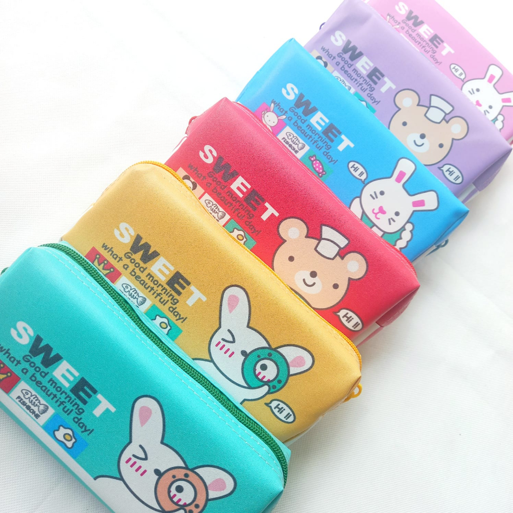 

Kotak Pensil Anak Tempat Pensil Fancy Pouch Kartun Sweet Rabbit N Fren