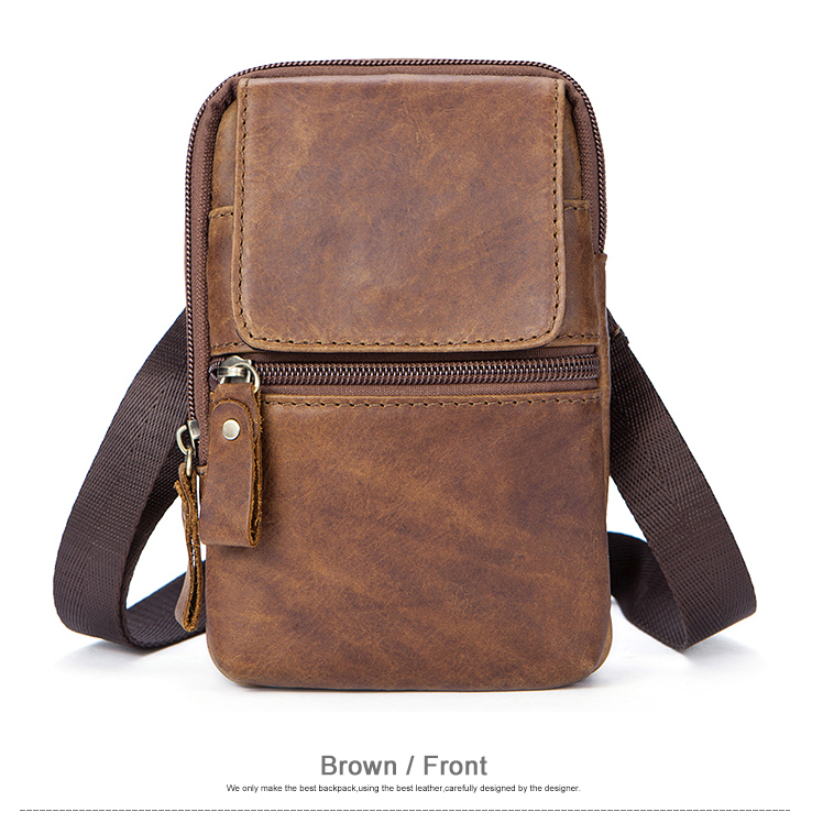 Tas Pinggang Kecil Untuk Pria Tas Selempang Pria Mini Kulit Asli