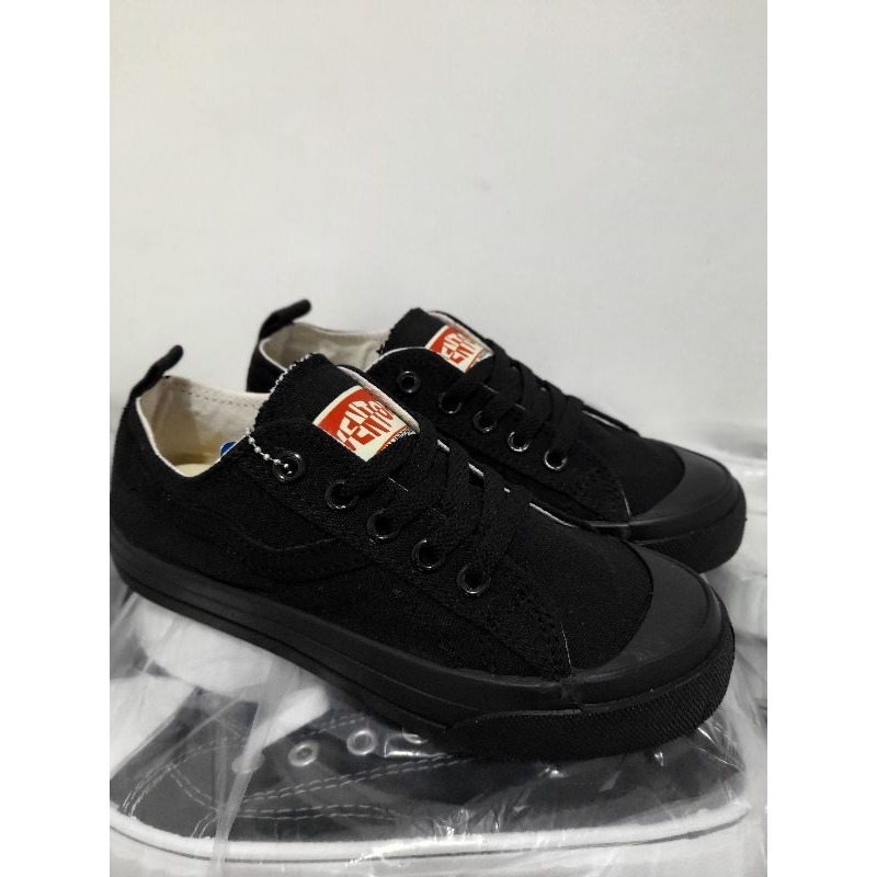 Ventop sepatu original local pride height quality sepatu hitam polos sepatu pria sepatu wanita senak