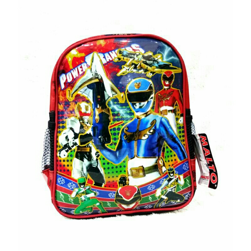 tas anak motif power rangers