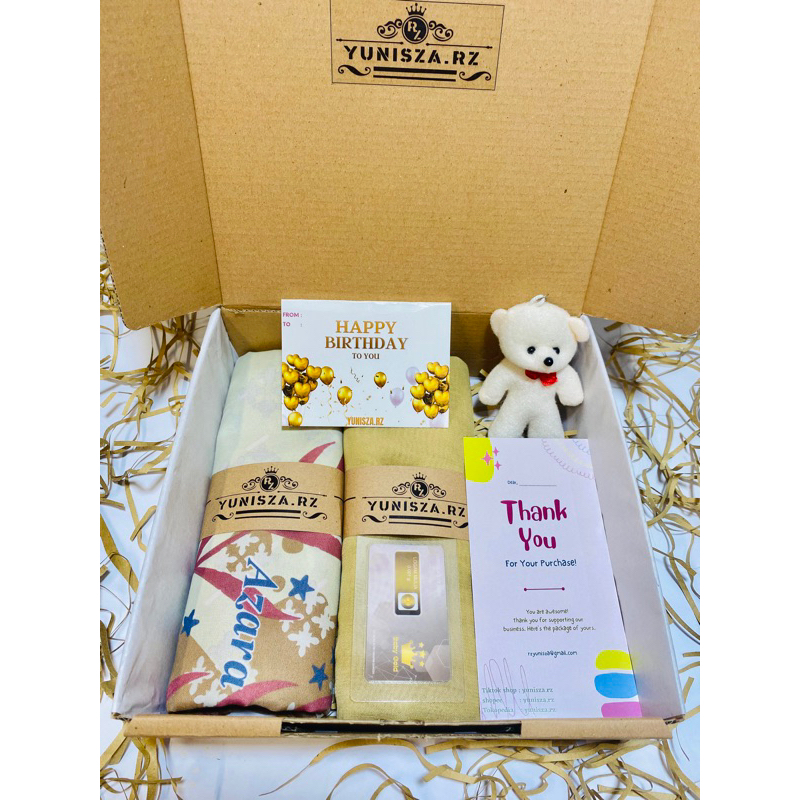 

hampers hijab motif/ kado pernikahan/ kado guru/ kado ultah/kado wedding/kado wisuda