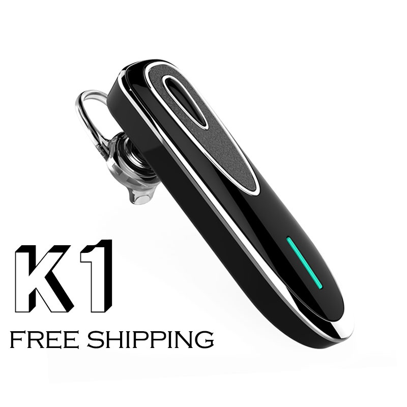 Headset Bluetooth K1 Waktu Siaga Panjang Headset Bluetooth Stereo Panggilan Telepon Headset Bluetoot