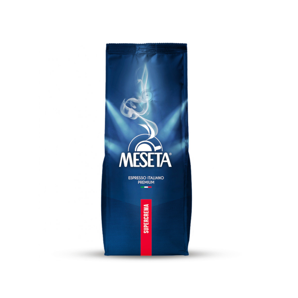 

Meseta Supercrema Arabica Robusta Blend Beans Italy 1000gram Biji Kopi Italian