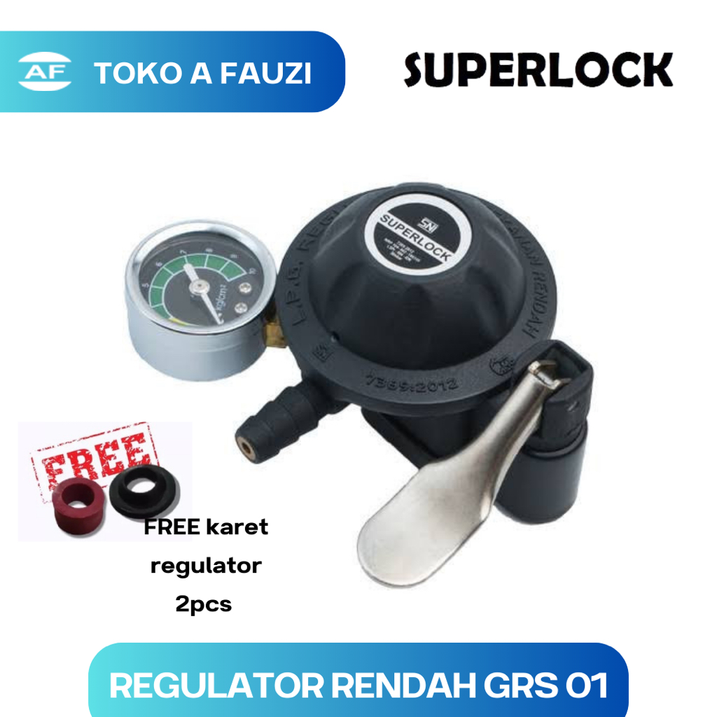 REGULATOR SUPERLOCK GASCOMP / REGULATOR LPG GAS GRS 01