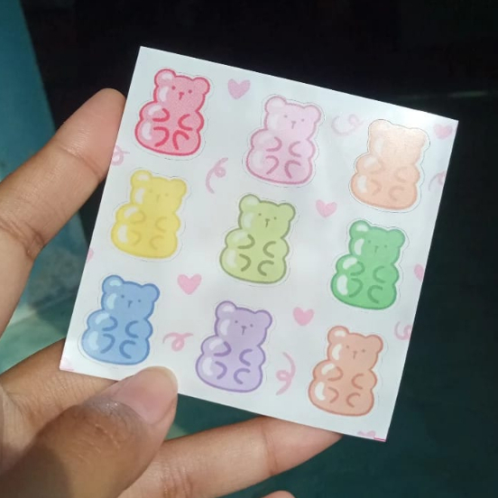 

Stiker Lucu Jelly Bear Candy