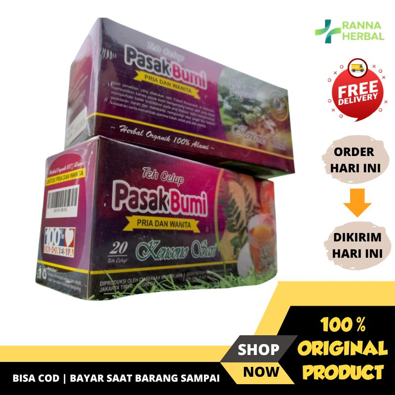 

Teh Celup Pasak Bumi Kencono Sari Teh Herbal Untuk Pria Dan Wanita 100% Original