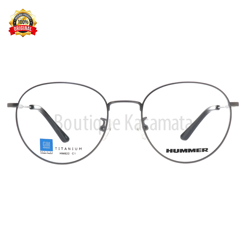 Frame Kacamata Hummer Original Titanium HM822-C1