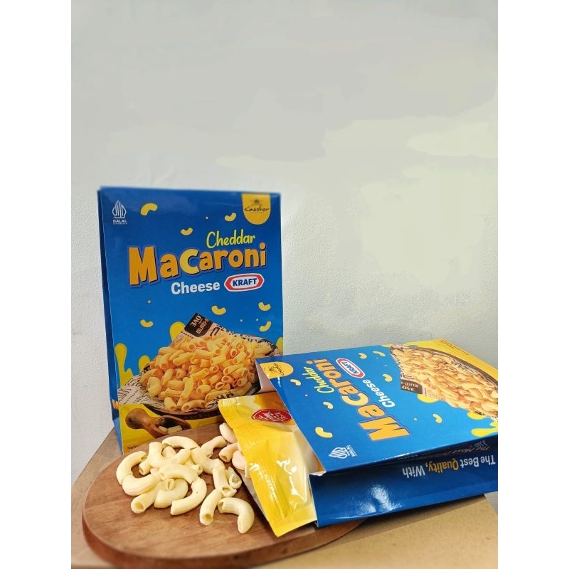 

Camilan macaroni jumbo keju kraft untuk segala umur 150gr