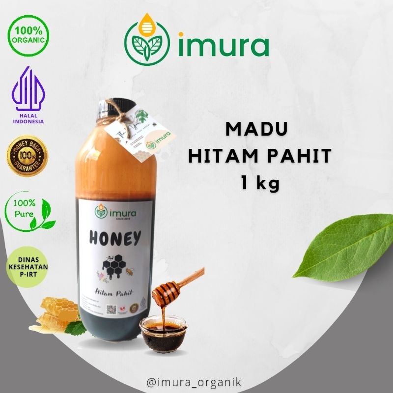 

IMURA Madu Hitam Pahit 1 Kg Black Honey