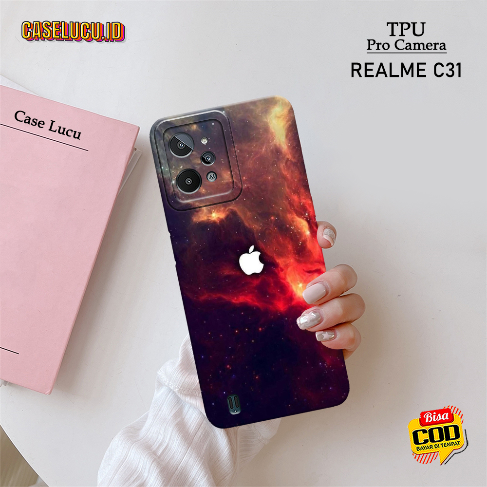 Casing Hp Realme C31 Terbaru - Fashion Case Branded - Case Realme C31 - Soft Case Hp Realme C31- Kes