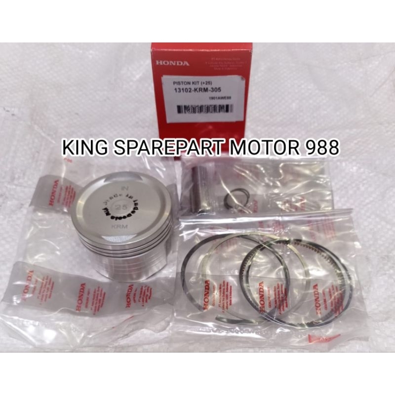 PISTON KIT SEHER CRF 150 MEGA PRO NEW VERZA STANDAR OS 25/50/75/100 KRM