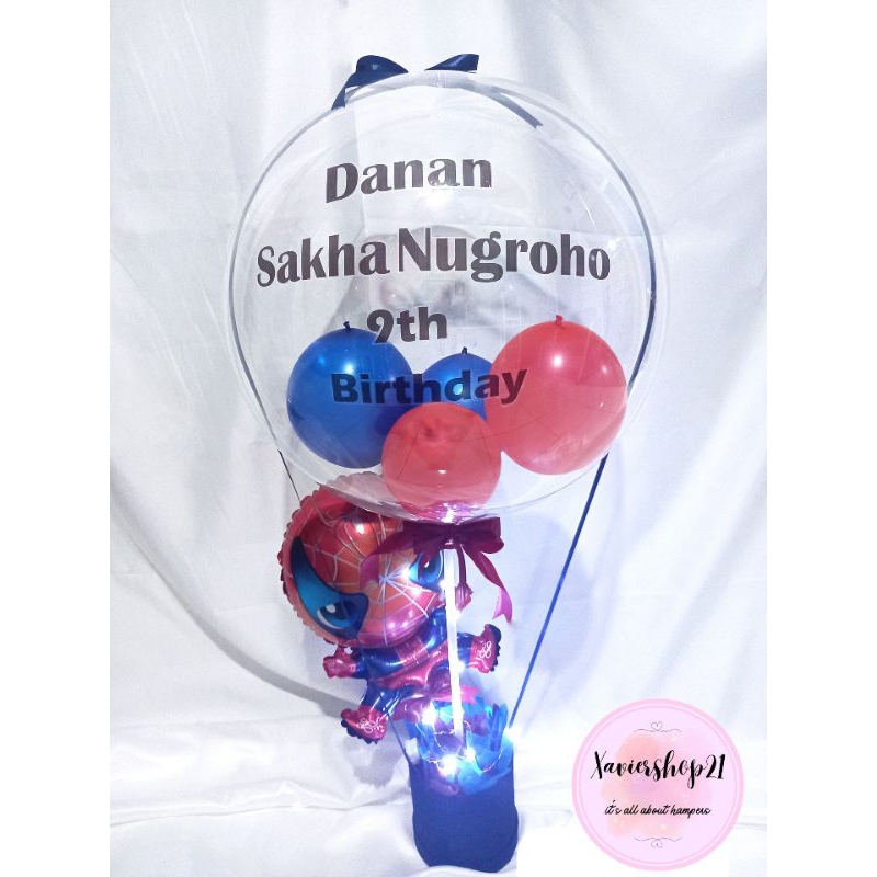 Buket Balon Karakter / Buket Balon PVC / Buket Balon Ultah / Bloom Box Balon