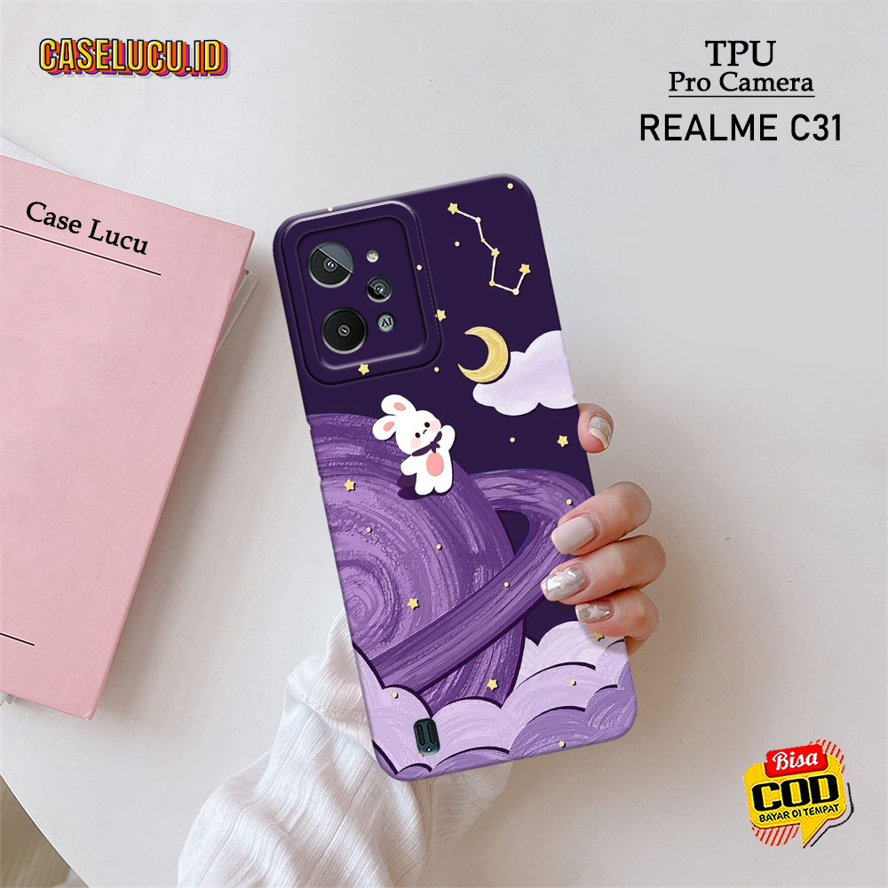 Casing Hp Realme C31 Terbaru - Fashion Case Kartun - Case Realme C31 - Soft Case Hp Realme C31- Kesi