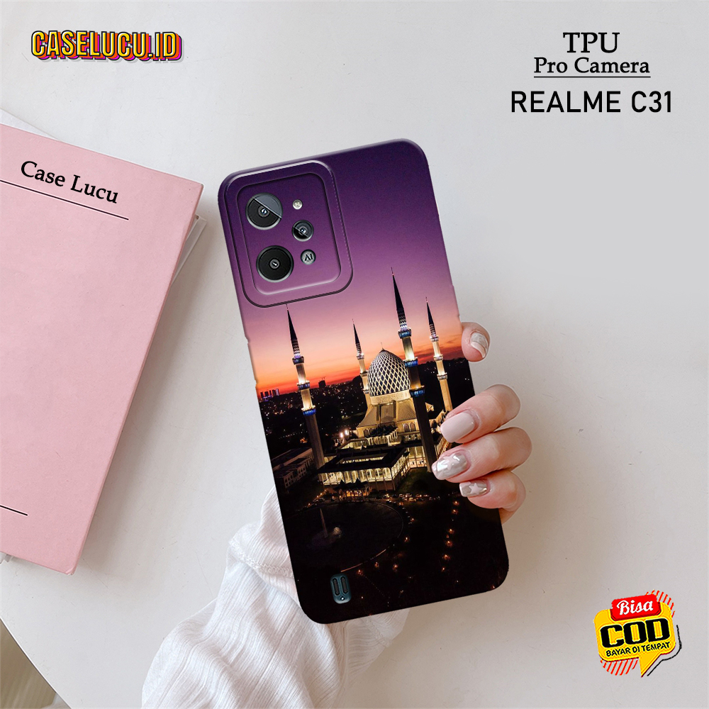 Casing Hp Realme C31 Terbaru - Fashion Case Muslim - Case Realme C31 - Soft Case Hp Realme C31- Kesi
