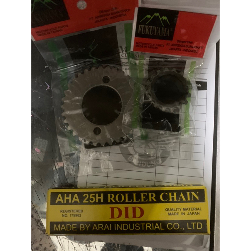 KAMPRAT SET 100 MATA CB GL MEGAPRO TIGER ANTI LONCAT