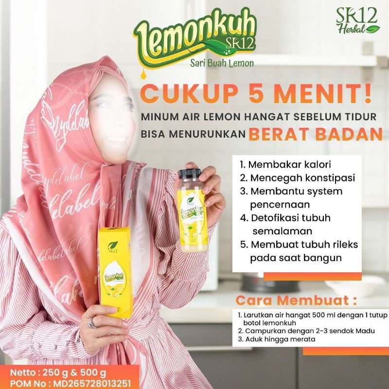 

SEJUTA MANFAAT!! BANTU JAGA IMUNITAS DAN KESEHATAN TUBUH LEMONKUH SARI LEMON SR12