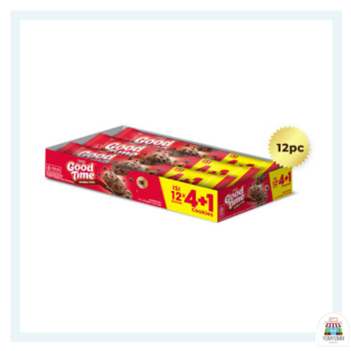 

NEW GOOD TIME COOKIES DOUBLE CHOC ✨ 26GR/PCS - 1 PCK (ISI 12 PCS) ✨ 4+1 PCS