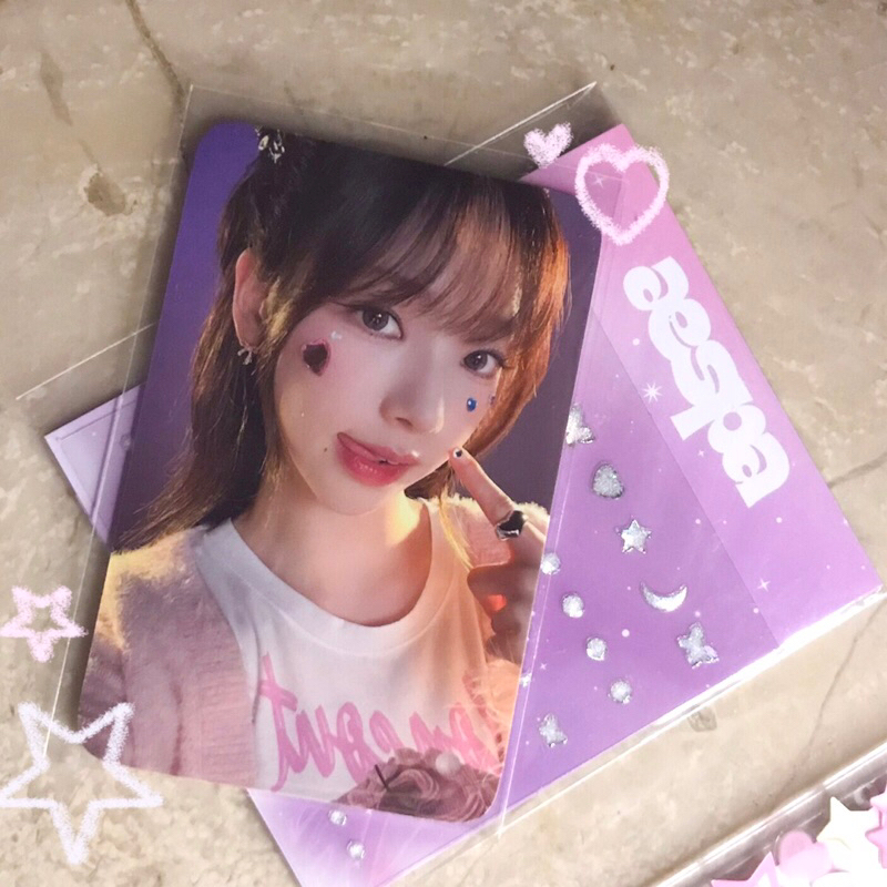 pc photocard karina aespa point sticker (booked)