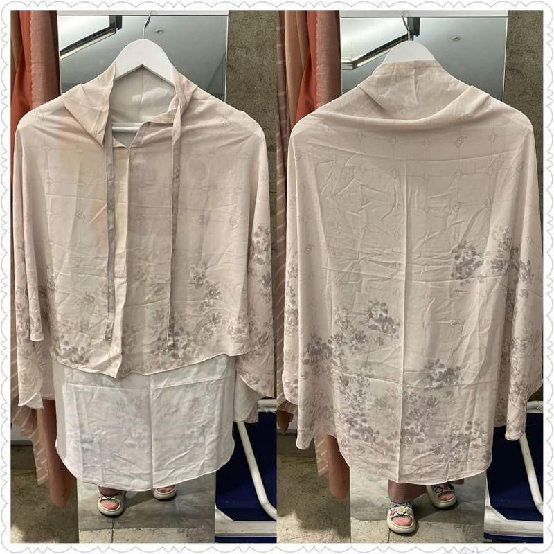 DOA - KHIMAR BAITI CALANTHA TAUPE REGULER/KHIMAR BERGO BAITI SERIES DOA INDONESIA BY DEWI SANDRA