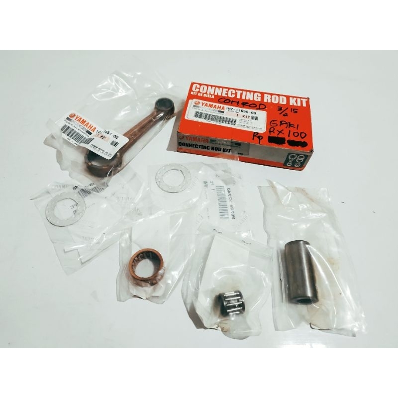 connecting rod stang seher seker sekher piston Yamaha RX 100 RX 100 DT 100 DT 100 original Japan