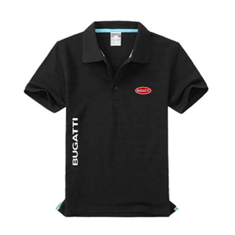 polo Bugatti Kaos Super Car Bugatti Baju Mobil Bugatti Kaos Logo Custom Bugatti X4