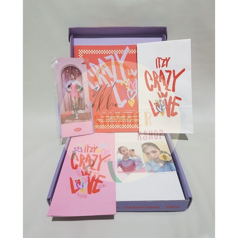 [READY] ITZY Crazy In Love Sign Signed Album Ryujin