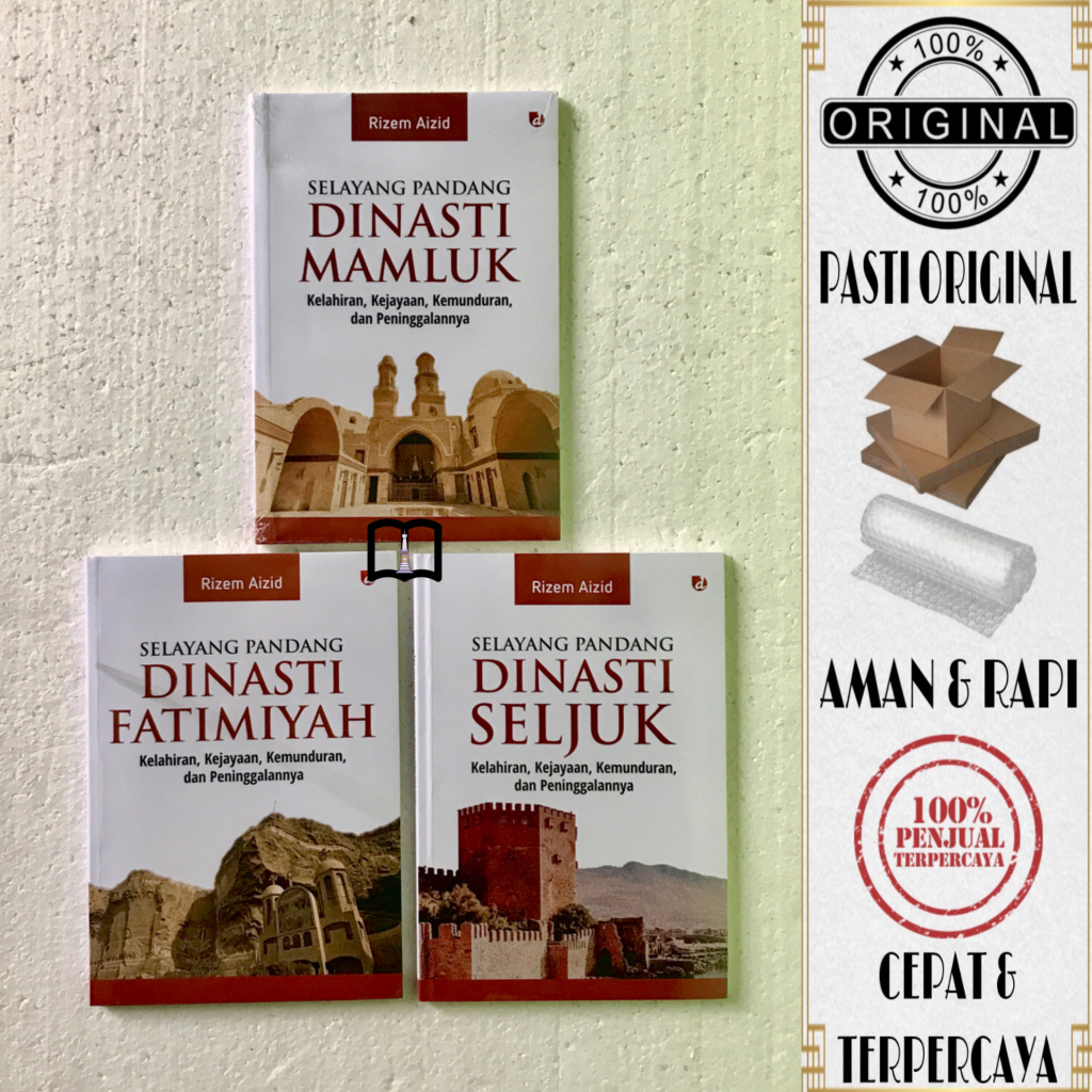 Paket Buku Sejarah Islam Selayang Pandang Dinasti Mamluk, Dinasti Fatimiyah & Dinasti Seljuk - Rizem