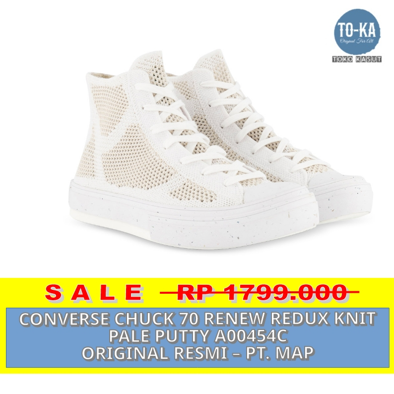 CONVERSE CHUCK 70 RENEW REDUX ENGINEERING KNIT-ORI RESMI