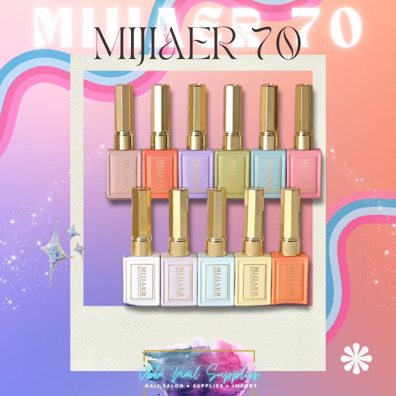 MIJIAER GEL POLISH MIJIAER GEL SET KUTEK GEL SET LENGKAP