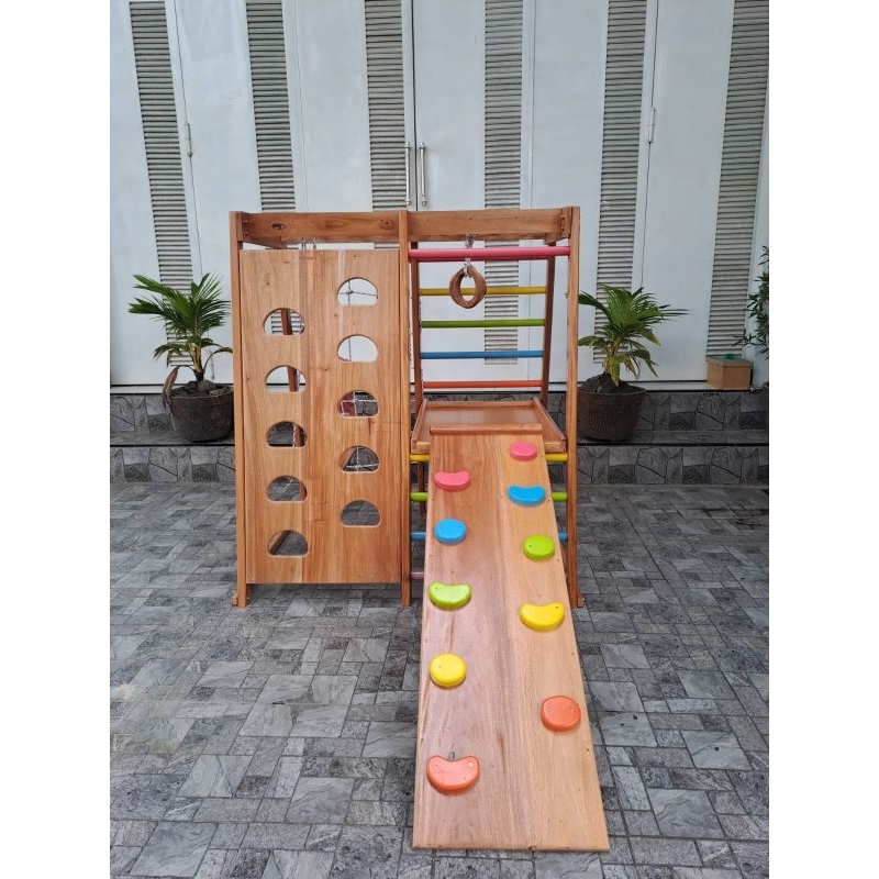 [FREE ONGKIR] Nobie BRAKIASI T1,4m playground anak mainan monkey bar