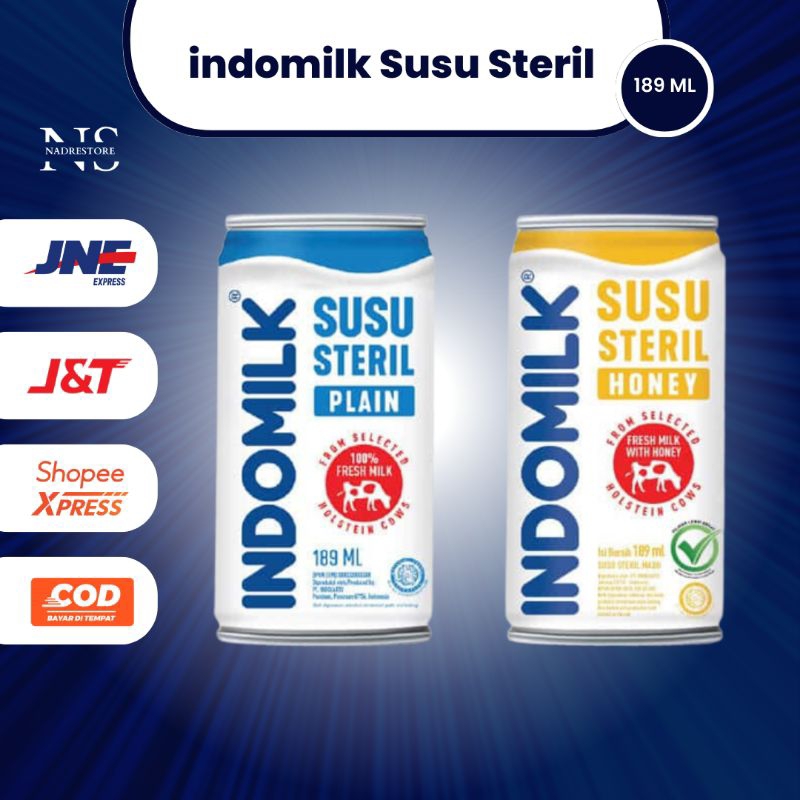 

INDOMILK SUSU STERIL 189 ML