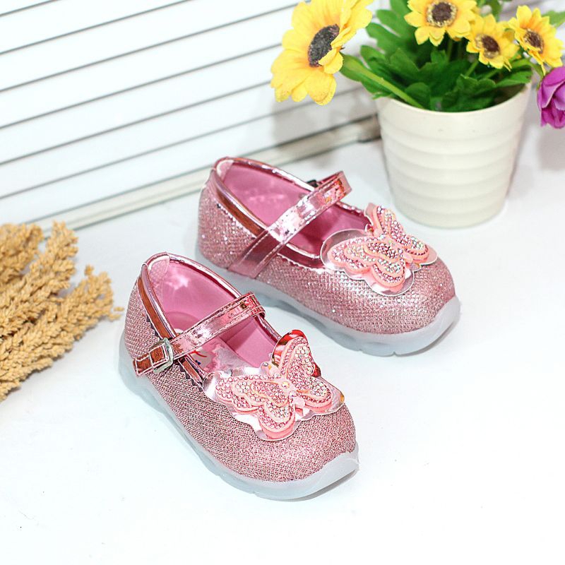 Sepatu Pesta Anak Perempuan Balet Kupu Glossy ARS01
