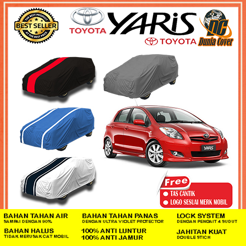 Cover Mobil Toyota Yaris J, E, G, S Ultimate 2006, 2007, 2008, 2009, 2010, 2011, 2012, 2013 Anti Air