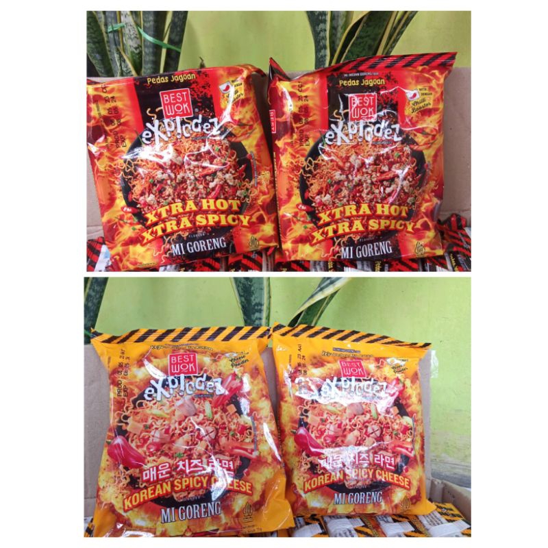 

Mie Best Wok Explodez / Mie Best Wok Explodez Korea Spicy Cheese / Mie Best Wok Explodez xtra hot xtra Spicy