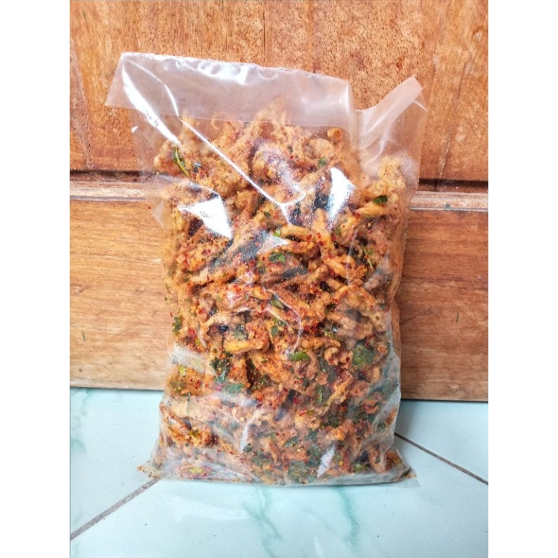 

JAMUR CRISPY ORI PEDAS DAUN JERUK 500GR