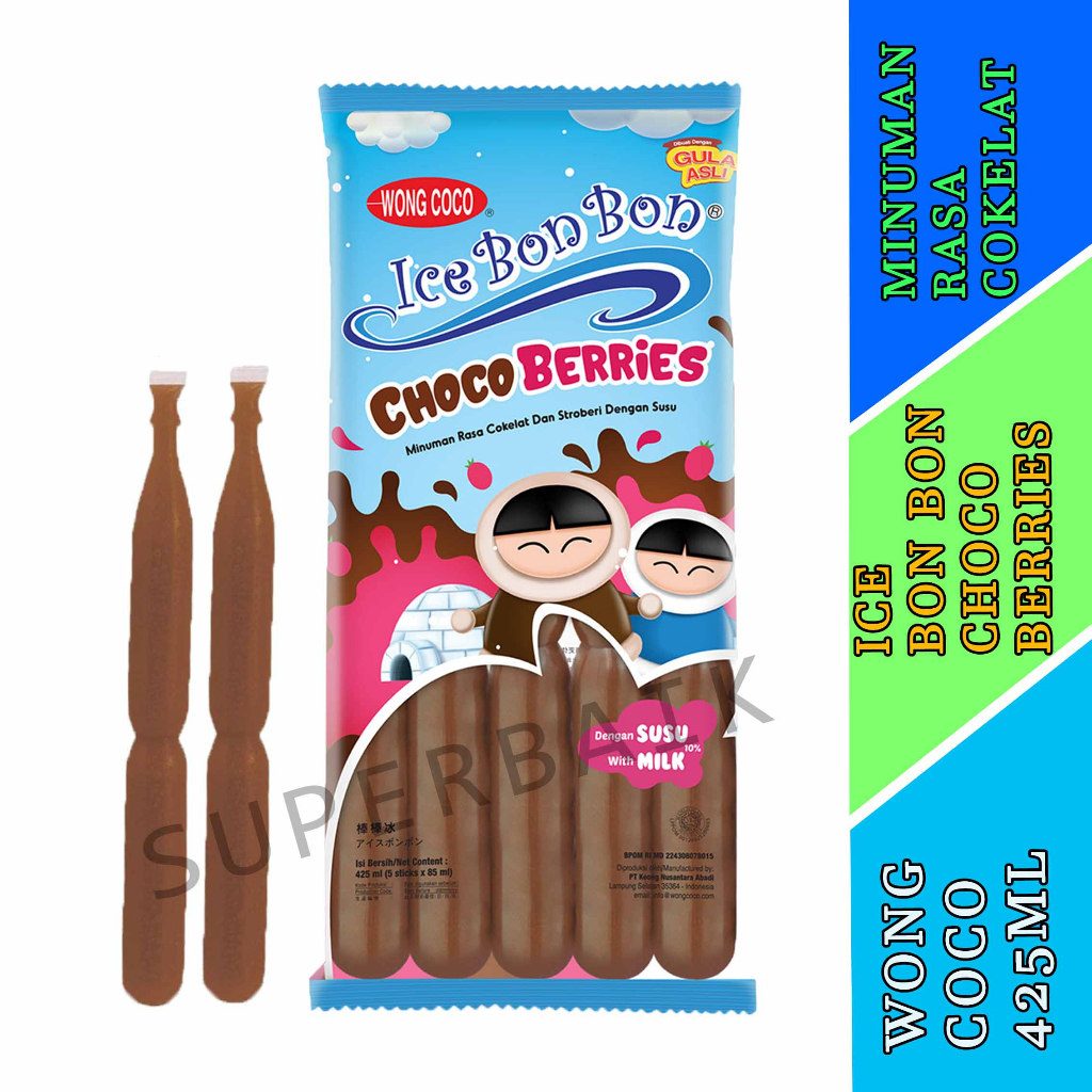 

Ice Bon Bon - Wong Coco - Minuman Rasa Cokelat - Isi 5x85ml