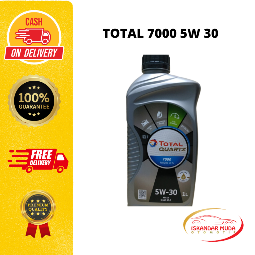 Oli Mobil Total 7000 5W 30