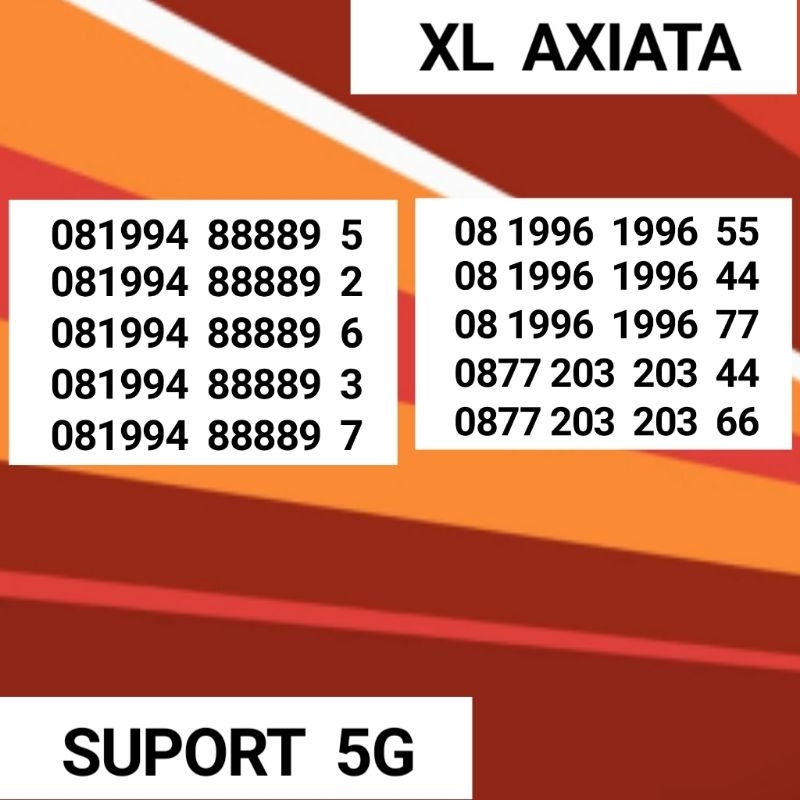 Nomor Cantik Kartu Perdana XL 4G Bukan Simpati Seri Tanggal Bulan Tahun Lahir Tiga Juni 0306