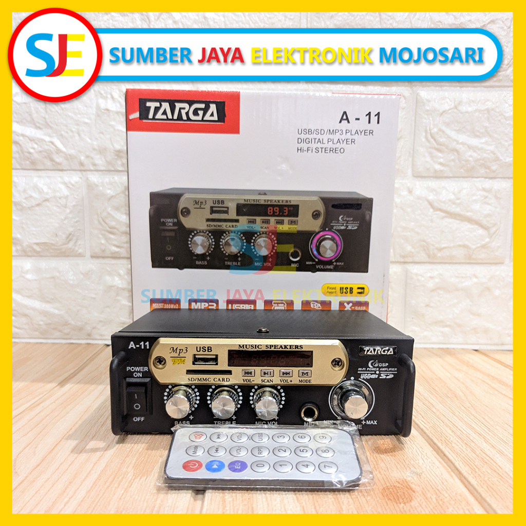 Ampli Targa A-11 / Amplifier Targa A-11 Bluetooth USB / Power Amplifier Targa