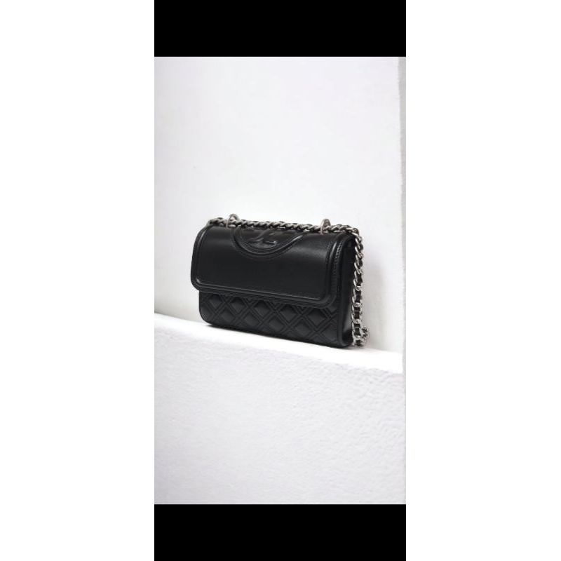 Tas wanita tb fleming small black shw