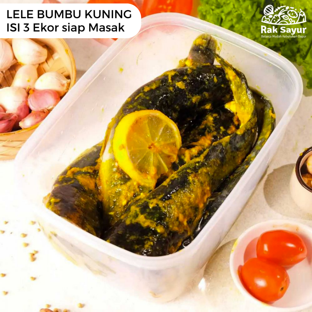

Lele Bumbu Kuning isi 3 ekor Rak Sayur Padang Fresh