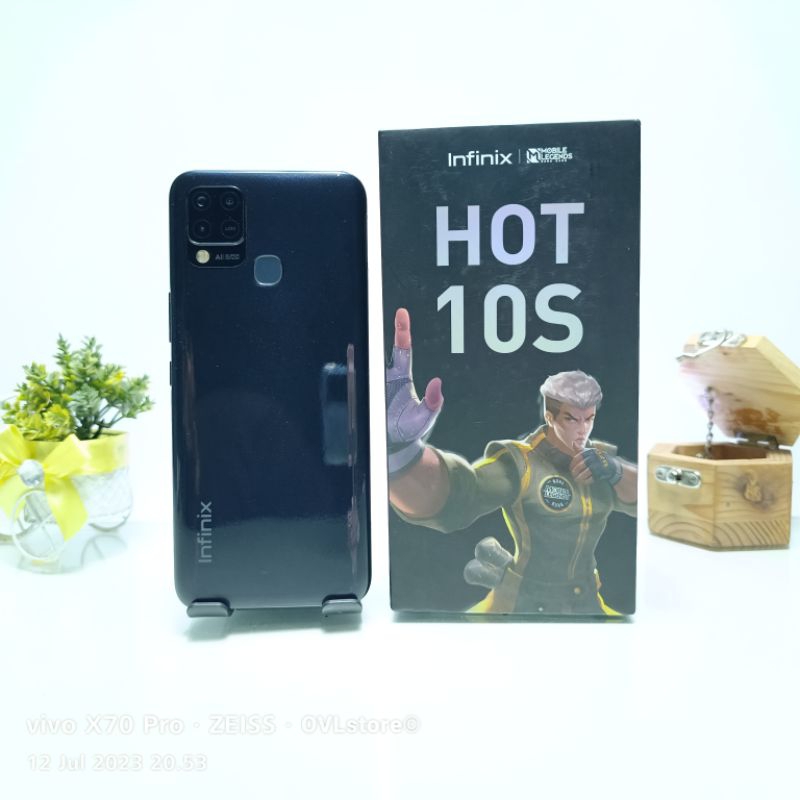 INFINIX HOT 10s 6/128 GB HP SECOND BEKAS RAM 6 MEMORI 128GB 6/128GB